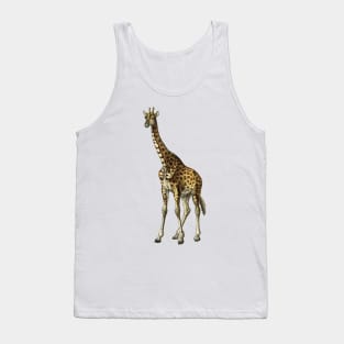 Long Neck African Safari Giraffe Tank Top